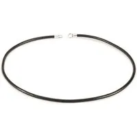 Trollbeads Lederband Schwarze Leder Halskette, TLENE-00003