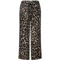 STREET ONE Schlupfhose 7/8 Leo Wide Leg Hose