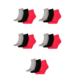 15 Paar Puma Unisex Quarter Socken Sneaker Gr. 35 - 49  für Damen Herren Füßling...