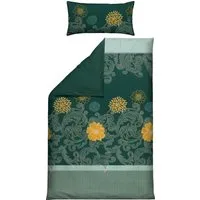 REDBEST Bettwäsche Wendebettwäsche, Mako-Satin, Satin Paisley/Blumen/Ranke
