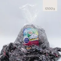 POWER FÜLL Kissenfüllung POWER FÜLL Füllwatte 1 kg, grau, Stopfmaterial Bastelwatte