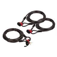 BigDean Sicherungskabel 3x Kabelschloss Schlaufenkabel 5m Diebstahlsicherung Fahrrad Grill etc (Set, 3-tlg., Kabelschloss), Kabelschloss, Schlaufenkabel 5m, Diebstahlsicherung, Fahrrad, Motorrad