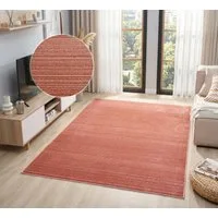 OTTO home Teppich Noolan, Hoch-Tief-Struktur, rechteckig, Höhe: 9 mm, gestreift, Streifen, weich, Wohnzimmer, Schlafzimmer, Esszimmer
