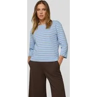 Rabe 3/4-Arm-Shirt Strick-Look und gestreift