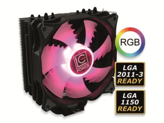 LC POWER CPU-Kühler LC-CC-120-RGB, 120 mm, 180 W TDP, RGB