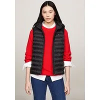Tommy Hilfiger Steppweste LW PADDED GLOBAL STRIPE VEST (Global Serie TH WOMEN) abnehmbare Kapuze, Übergangsweste