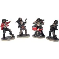 Figuren Shop GmbH Dekofigur Skelett Figuren - One Hell of a Band - Gothic Dekofigur