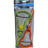 Neopren Lacrosse Set, 3-teilig mit zwei Schlägern und einem Ball, Sets