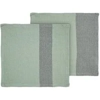 blomus Geschirrtuch Set 2 Spültücher -GANO- Küchentücher, Tücher zum Abtrocknen, (2-tlg), 2er Set, saugfähige Oberfläche, Bio-Baumwolle