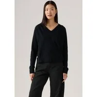 Levi's® V-Ausschnitt-Pullover SUPER SOFT VNECK PULLOVER im Bund beidseitig mit kurzem Schlitz