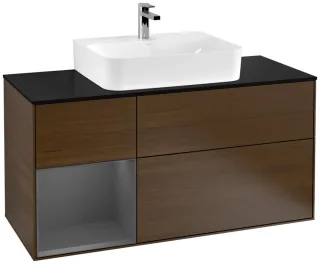Villeroy & Boch Waschtischunterschrank Finion F16 1200x603x501mm WT mittig, F162GKGN F162GKGN