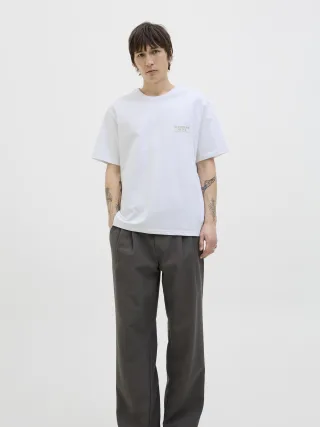 JACK&JONES - JORHYDRA PHOTO TEE SS CREW NECK bright white - Gr. - XL
