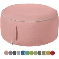 heimtexland Sitzkissen Outdoor Pouf Bodenkissen Garten Lounge Deko Hocker, schmutz-/wasserabweisend I UV-beständig I waschbar
