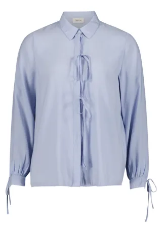 CARTOON - Bluse mit Schleifen blau - Gr. - 44