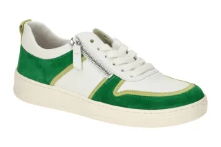 Gabor 43.340 Damen Sneaker Wei? Gr?n Latte Limette Verde Best Fitting