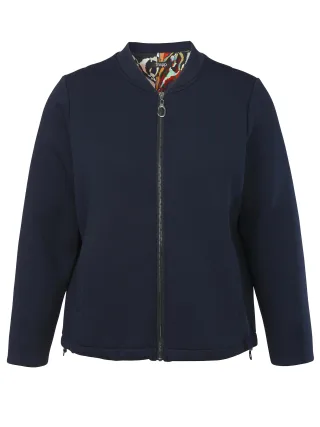 Frapp - Jacke Rundhals 1/1 Arm Zipper navy - Gr. - 44