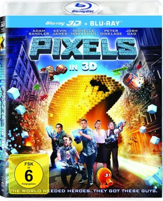 Pixels (3D+Blu-ray) [Blu-ray]