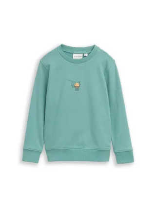 tom tailor kids - Glow-in-the-Dark Sweatshirt mit Rückenprint - Gr. - 110