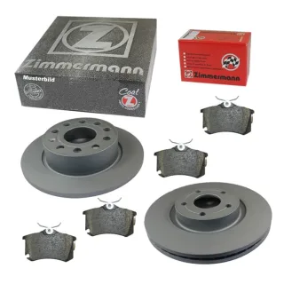 Zimmermann Bremsscheiben + Bremsbel?ge vorne Renault Kangoo + Rapid 1,6 1,9 dCi 16V 4x4