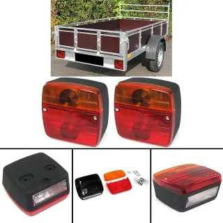 2x Anhänger Wohnwagen Caravan Rückleuchte Beleuchtung universal 12 Volt
