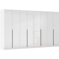 OTTO home Drehtürenschrank Kleiderschrank Schrank Garderobe AGORDO Schlafzimmer (in zwei Griff-Farben, Breiten 91-405 cm, Dekor- oder Hochglanzfront) durchdachte Innenausstattung, in 8 Breiten und 2 Höhen MADE IN GERMANY