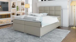 Boxspringbett Schlafzimmerbett TONIO 160x200cm inkl.Bettkasten
