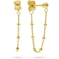 FAVS Paar Ohrstecker FAVS Damen-Ohrstecker 375er Gelbgold