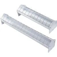 Fritz Göbel Futterspender Futtertrog, 50 cm, Metall, für Küken