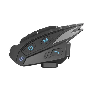 Sharkpro 2000M 8 Rider Motorcycle Helmet Intercom bluetooth 5.1 Headset Cycling Helmet Qualcom Solution With Music Distr