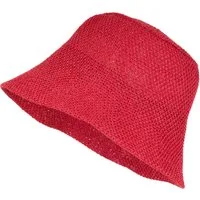 styleBREAKER Fischerhut Fischerhut aus Papierstroh - Knautschhut (1-St)