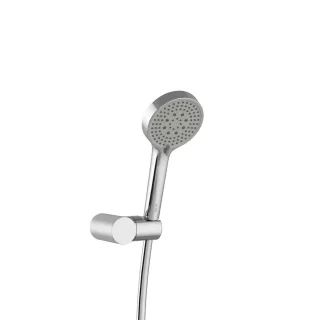 VitrA Base Round Handbrause-Set mit Wandhalterung und Abgang G 1/2" Chrom,A45906EXP A45906EXP