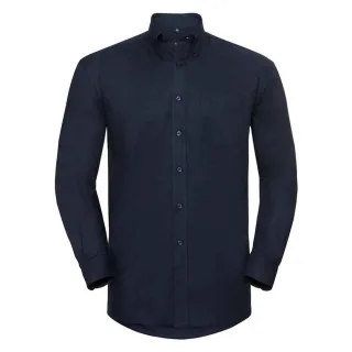 Russell Collection - Formelles Hemd für Herren Langärmlig (Leuchtend Navy-Blau)