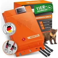 Werktal Ultraschall-Tierabwehr Marderschreck fürs Auto - Ultraschall & Blitzlicht, Autobatteriebetrieben, Automatischer Marderschreck