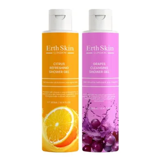Trauben Reinigendes Duschgel 300ml + Zitrus Erfrischendes Duschgel 300ml