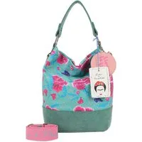 Fritzi aus Preußen Schultertasche Fritzi x Frida Kahlo Limited Canvas Hobo Bag (Set, 2-tlg)