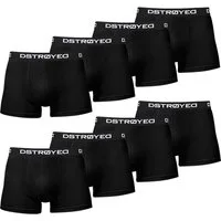 DSTROYED Boxershorts Herren Männer Unterhosen Baumwolle Premium Qualität perfekte Passform (Vorteilspack, 8er, 8er Pack)