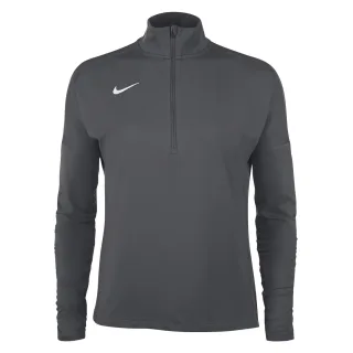 Nike - Oberteil für Damen, Weiter Stehkragen, Regulär, Langärmlig (Anthrazit)