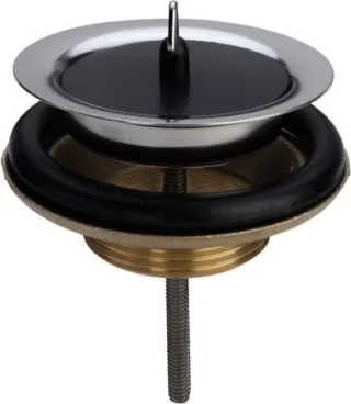 Viega Ablaufventil 7122 in G1 1/2 x 80mm Messing 103385