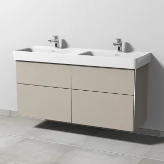 Sanipa 3way Waschtischunterbau zu Laufen Pro S Waschtisch mit 4 Auszügen, Kaschmir-Matt BP7711U