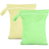 Coonoor Wäschenetz 2 Stück Nasstasche,Wetbag Schwimmsachen wasserdichte Wet Bag,(Wiederverwendbar Schmutzige Kleidung Tasche Organiser mit Reißverschluss), für Badeanzüge, Strandtuch, Sportkleidung,Windeln