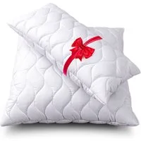 John Cotton Microfaserkissen 2für1, Kopfkissen, ein Kissen gratis, 40x80 cm, 80x80cm, Füllung: 100% Polyester, Bezug: Microfaser, Seitenschläfer, Bauchschläfer, Rückenschläfer, Spar-Set, ergonomisch, strapazierfähig, hochwertig, Kissen im Spar-Set