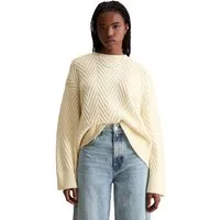 Marc O'Polo DENIM Strickpullover aus weichem Schurwolle-Mix
