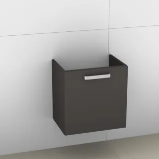 Artiqua 415 Waschtischunterschrank für Pro S 818858 Stahlgrau, 415-WUT-L51-L-7142-88 415-WUT-L51-L-7142-88