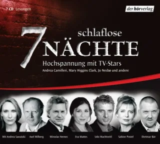 7 schlaflose Nächte: Hochspannung mit TV-Stars. Vollständige Lesungen [Audio CD] [2008] Nemec Miroslav Postel Sabine Bär Dietmar Maurier Daphne du Camilleri Andrea Du Maurier Daphne Rendell Ruth