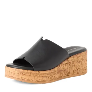 Tamaris - Da.-Pantolette black leather - Gr. - 38