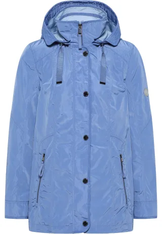 Barbara Lebek - Jacke mit Kapuze future blue - Gr. - 48