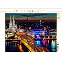 CALVENDO Puzzle CALVENDO Puzzle Unesco-Welterbe Kölner Dom, 1000 Teile Lege-Größe 64x, 1000 Puzzleteile