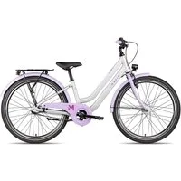 Maxim Kinderfahrrad Luna 24-3 Nexus, 3 Gang Shimano Nexus SG-3C41 Schaltwerk, Nabenschaltung Rücktritt, Straßenausstattung violett/rosa