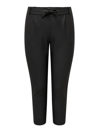 ONLY CARMAKOMA - CARGOLDTRASH LIFE EASY COATED PANT PNT black - Gr. - 52