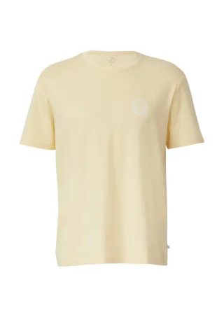 Q/S designed by - T-Shirt mit Frontprint beige - Gr. - XL
